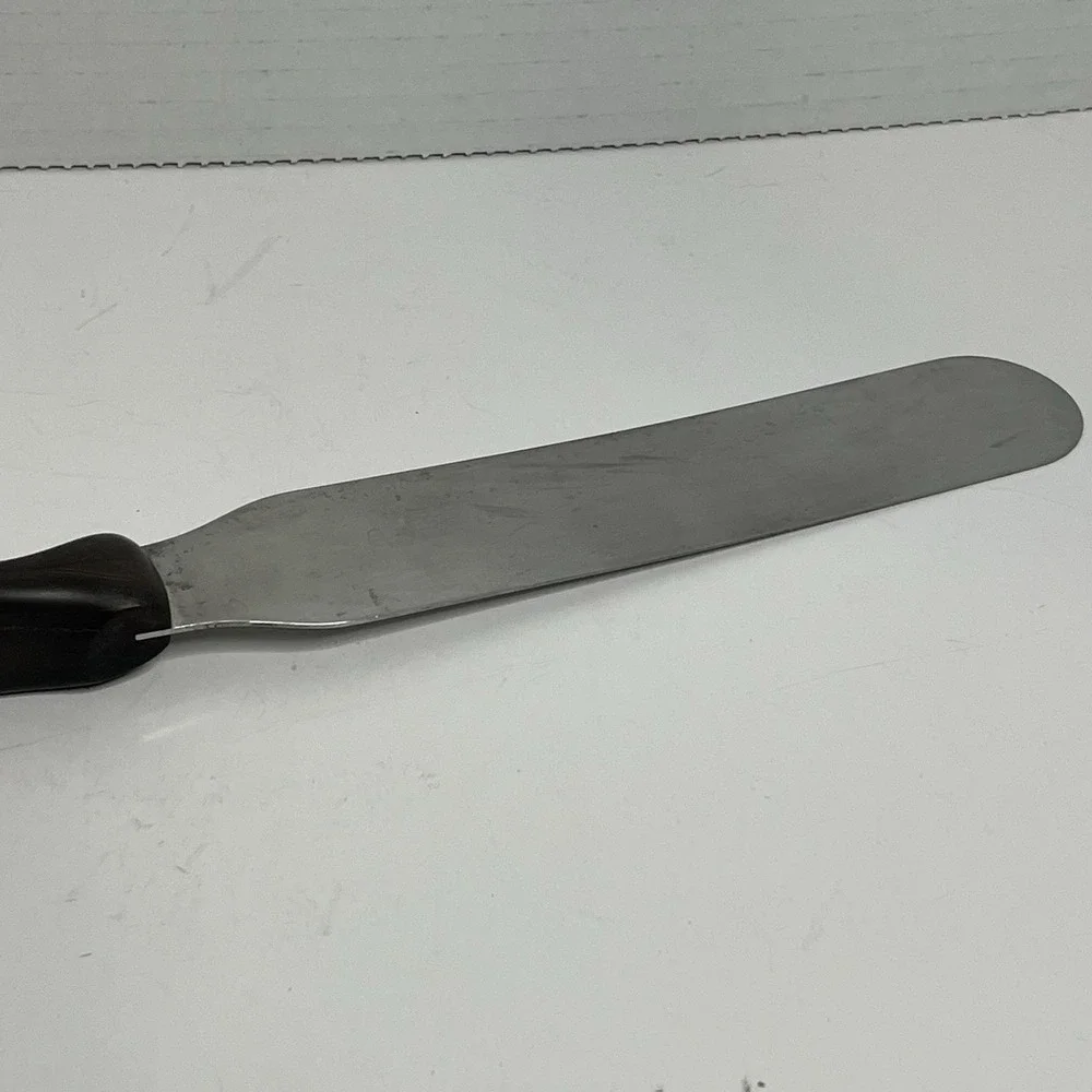 Cutco Vintage No. 1028 Cake Icing Spatula Spreader Knife Classic Brown Handle